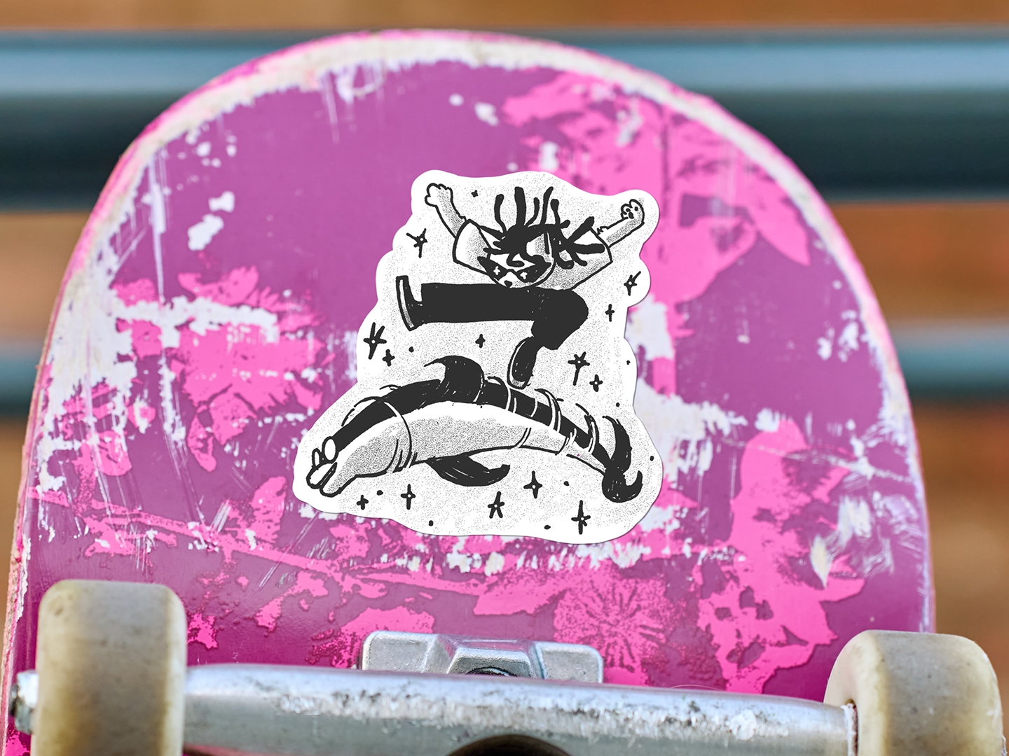 Frutiger Flip Sticker