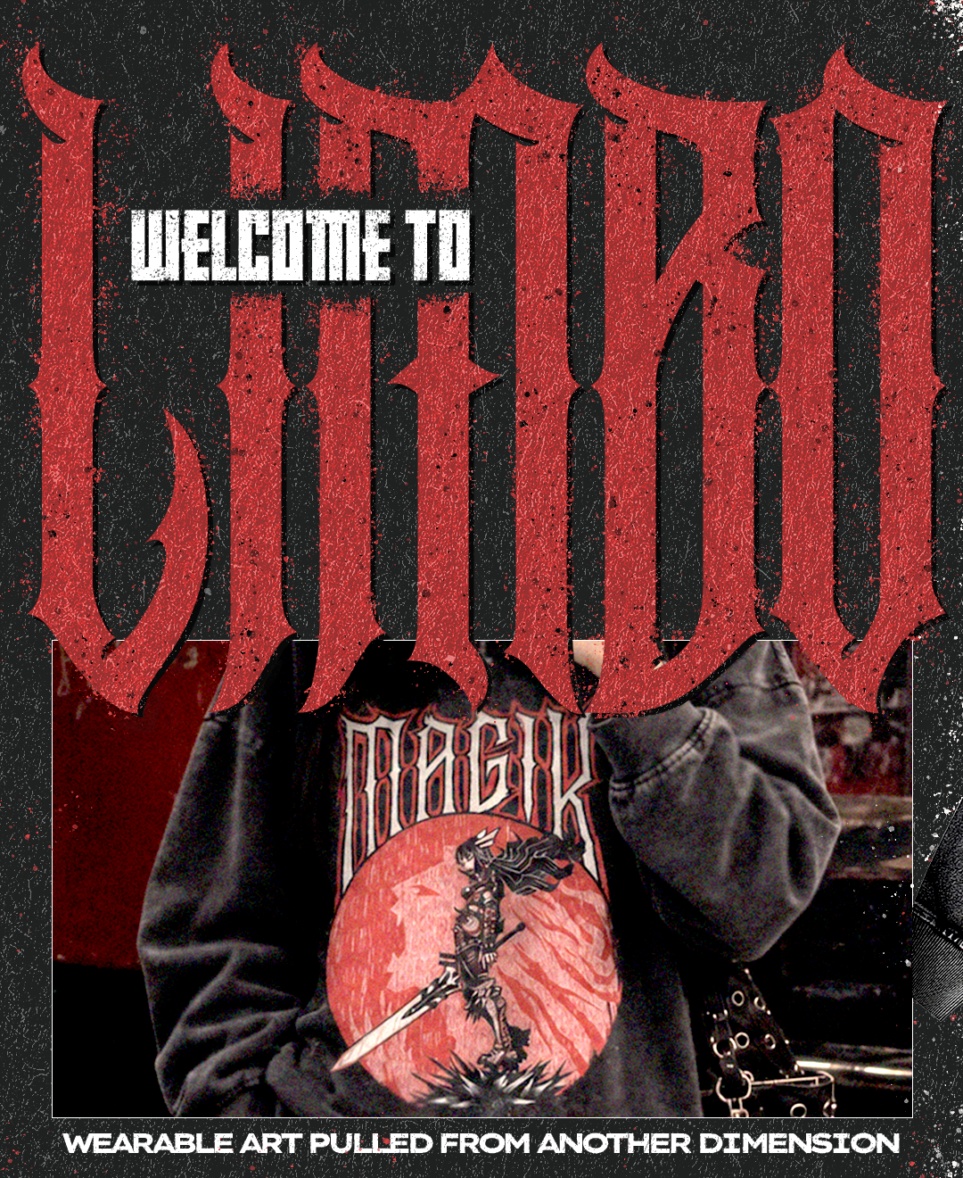 Magik & Darkchild Oversized Crewneck Sweatshirt