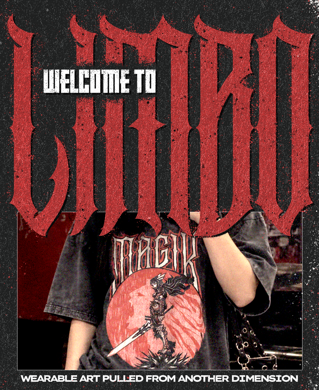 Magik & Darkchild Heavyweight Snow Washed T-Shirt