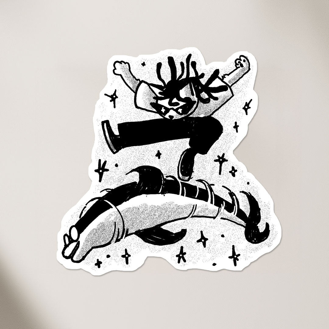 Frutiger Flip Sticker