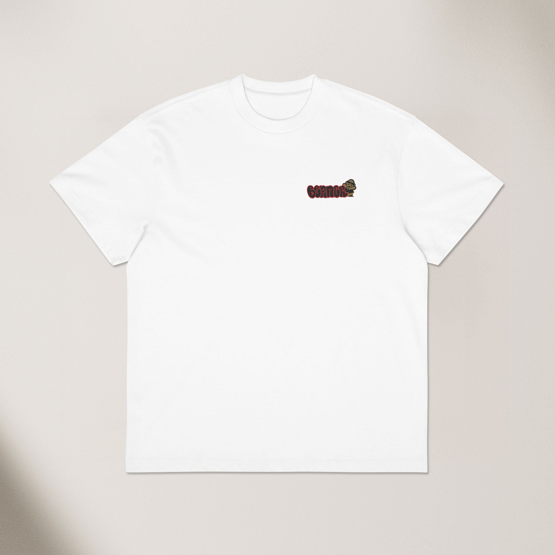 "Beaner" Embroidered Box Tee