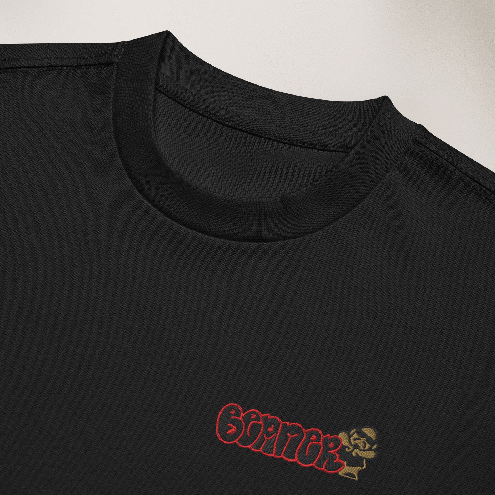 "Beaner" Embroidered Box Tee